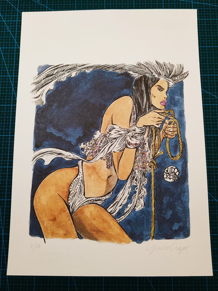 Guido Crepax - 1 Silkscreen - Che Diavolo di Spia quel Sas - Numbered and Signed #1.0