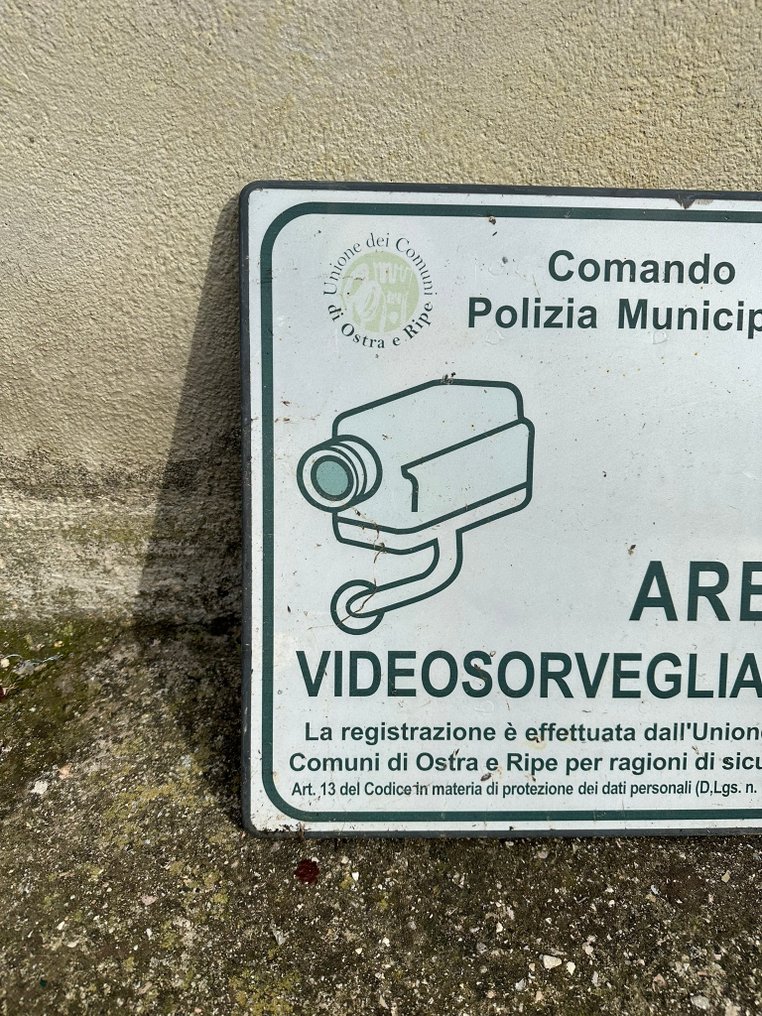 Delta Segnaletica - 视频监控区域 - 道路/交通標誌 - 鋁, 塑料 #1.0