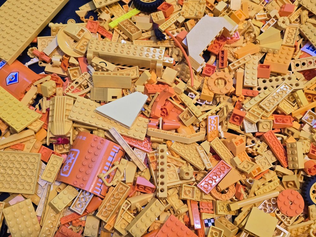 Lego Deler - Losse onderdelen geel oranje tinten lego partij assortiment #4.3