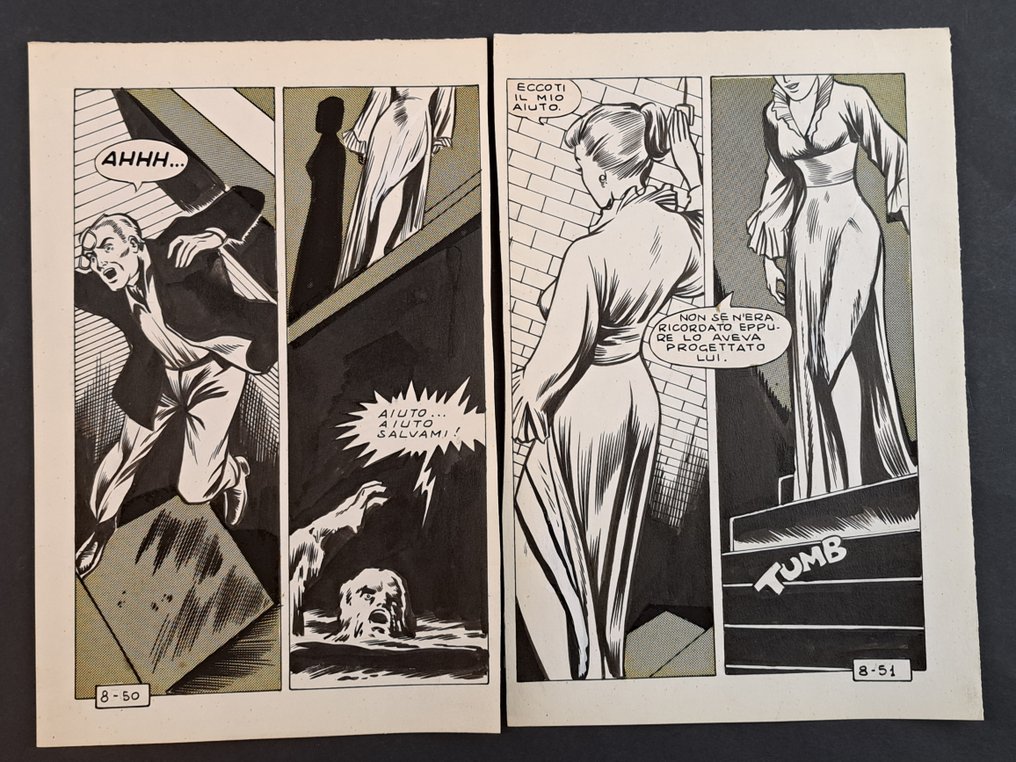 Magnus & Bunker - 2 Original page - Satanik - Delitto Perfetto "La fosse della Calce" #1.0