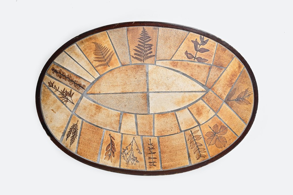 Vallauris - Raymond Leduc - 咖啡桌 - 陶瓷, 木 #3.2