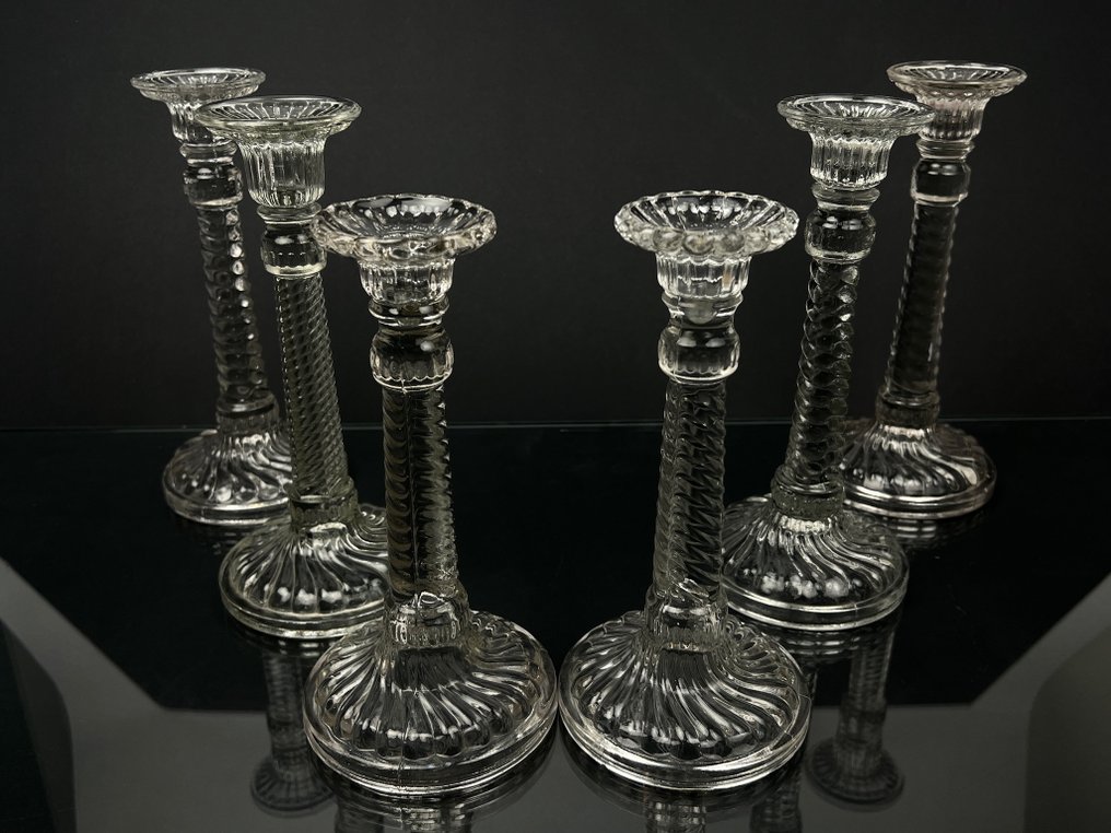 Durover - 烛台 艺术装饰风格的竹制 (6) - 玻璃 - 竹子扭 #4.3