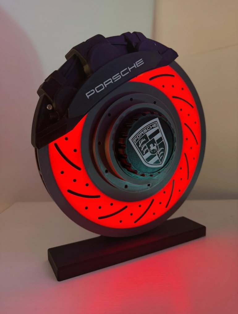 UNIQUE Porsche Brake Disc LED Lamp - Porsche #1.0