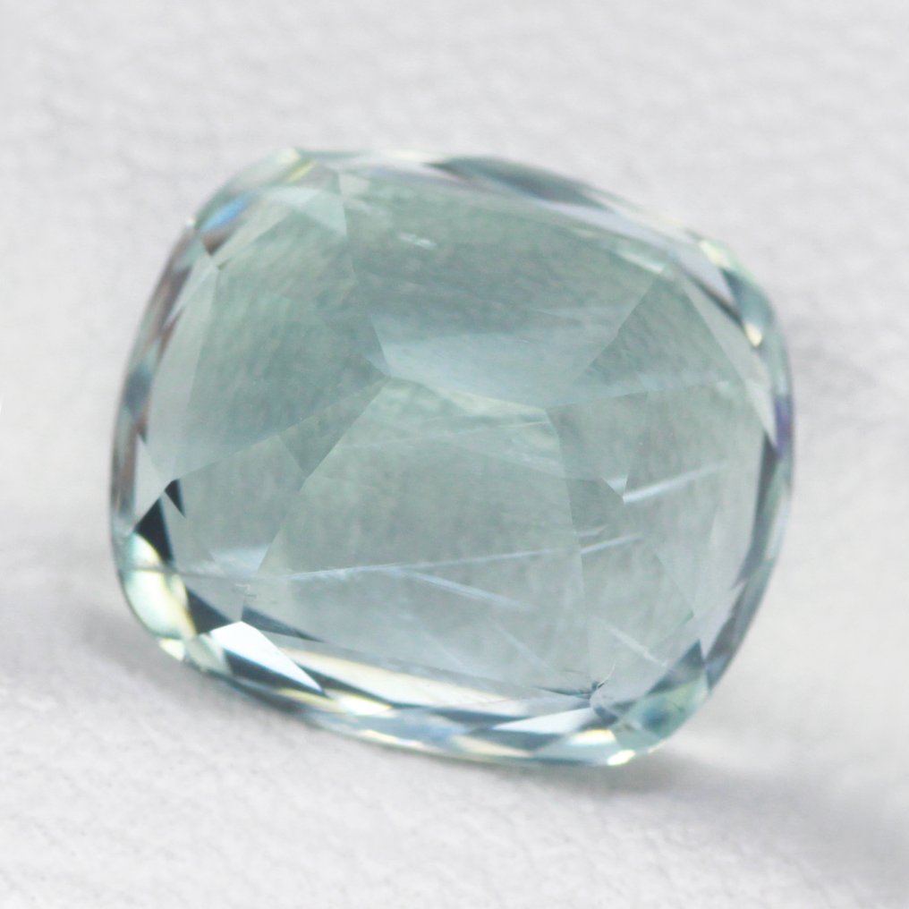 χωρίς τιμή ασφαλείας - 1 pcs Μπλε Ακουαμαρίνης - 5.16 ct - Διεθνής Ένωση Έγχρωμων Πολύτιμων Λίθων (ICA GemLab) - AAA Fine Cut #4.3