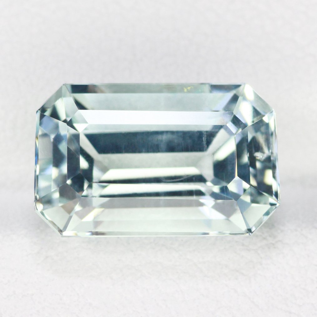 1 pcs Albastru Aquamarine - 5.80 ct - Asociația internațională de pietre prețioase colorate (ICA GemLab) - AAA Fine Cut #1.0
