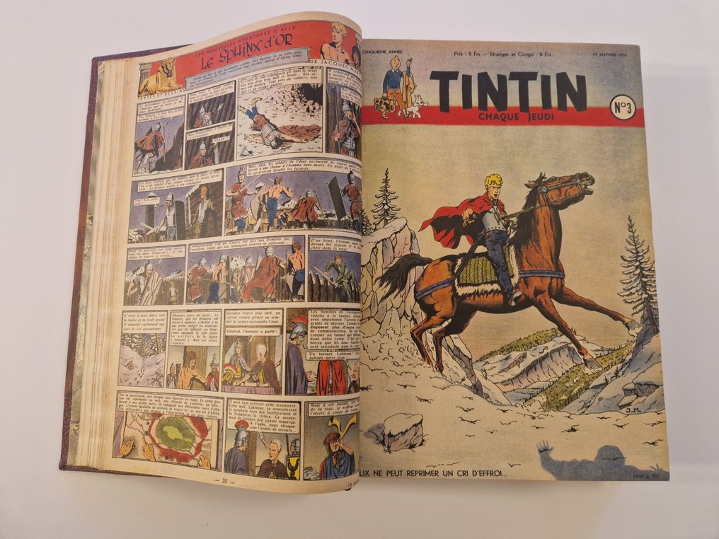 Tintin - Reliure amateur Journal de Tintin 1950 - année complète - 51 numbers - Various editions - 1950 #1.0