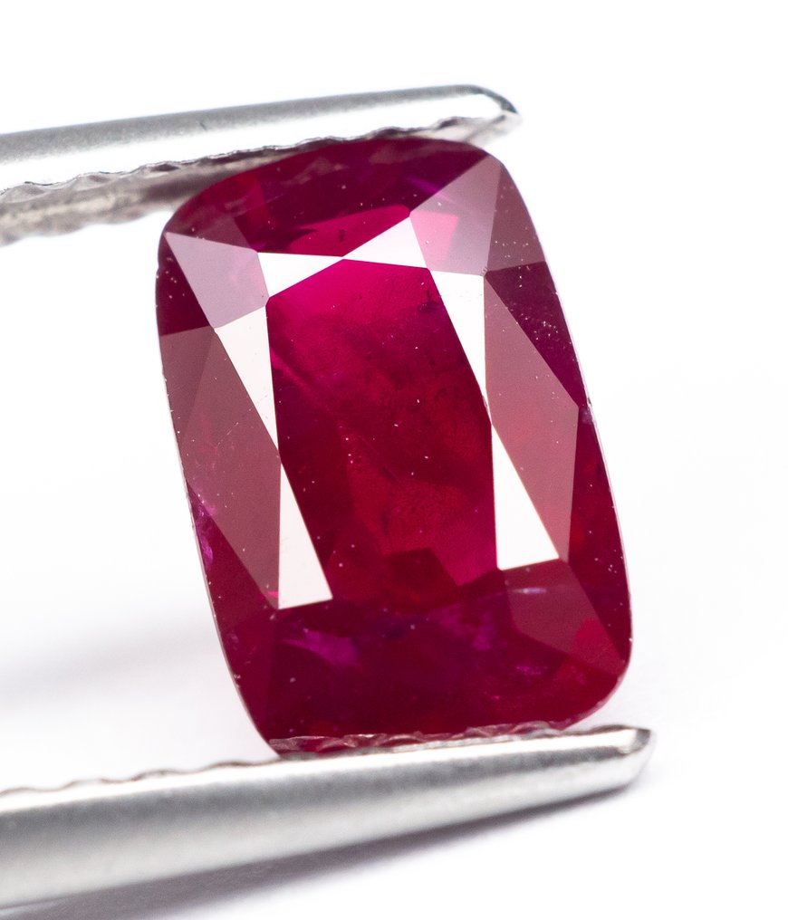 没有保留价 红宝石  - 1.54 ct - 莲花宝石实验室 - 鲜明浓烈的红色（缅甸） #2.1