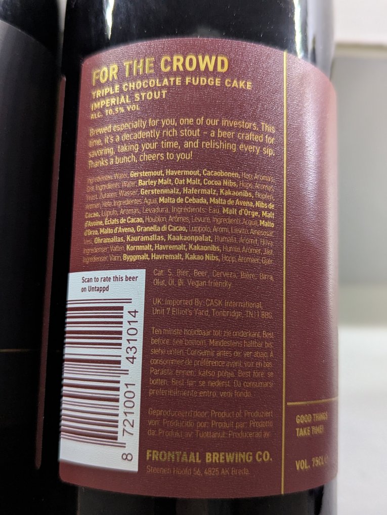 Frontaal - 2023-2024 For The Crown Limited Edition - 75cl -  2 bottles  #4.3