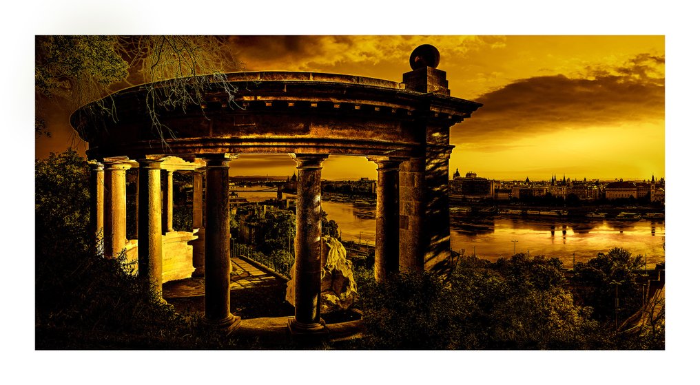 Gabor Helyes - Gellert Colonnade, Budapest No.5472GB #1.0