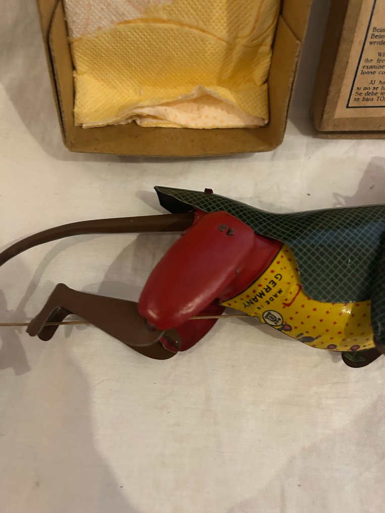 Lehmann - Τσίγκινο παιχνίδι - Lehmann EPL 385 Climbing Tom Monkey, Boxed - Produced From 1885 To 1945 - 1900-1910 - Γερμανία #4.3