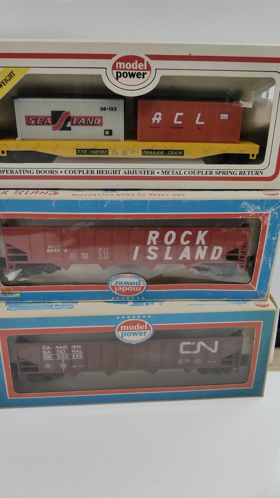 Modelpower H0 - 8304/8306/8303/8305/9072/9076 - Model train freight carriage (6) #2.1