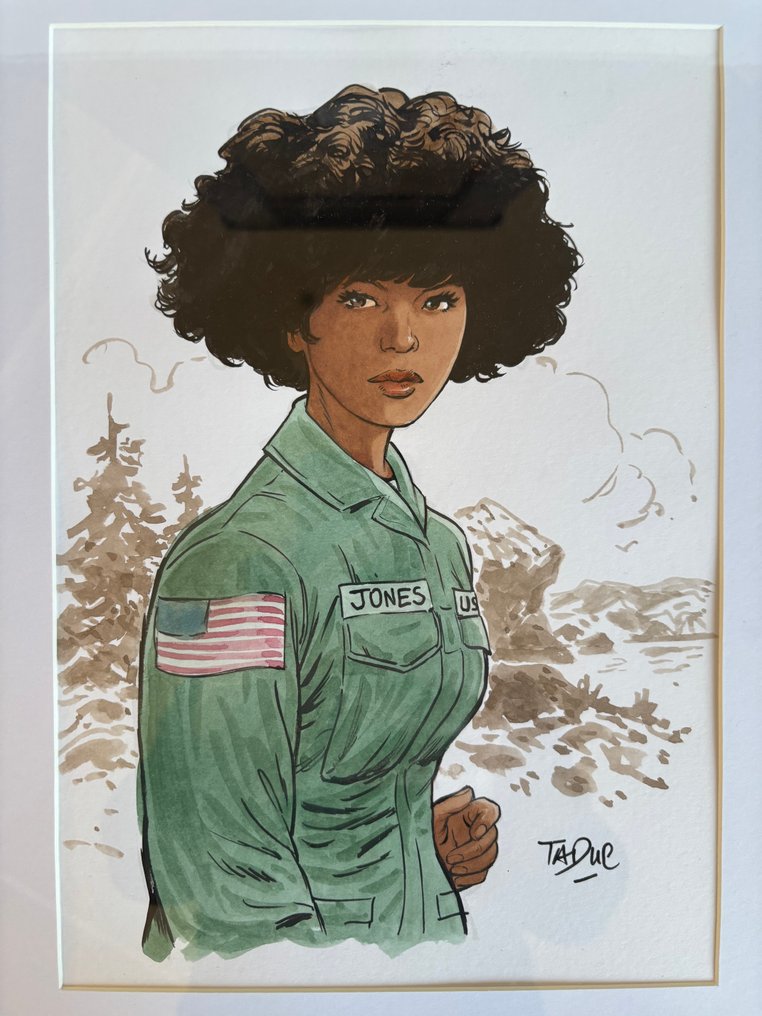 Taduc, Olivier - 1 Original colour drawing - XIII Trilogy - Lieutenant Jones - 2025 #1.0