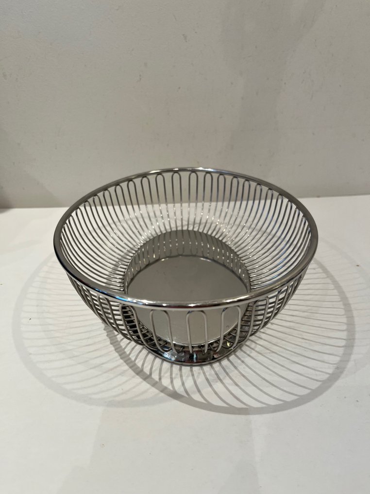 Alessi - Luigi Massoni - Brødkurv - Rustfrit stål 18/10 - Brød - Fruitmandje #3.2