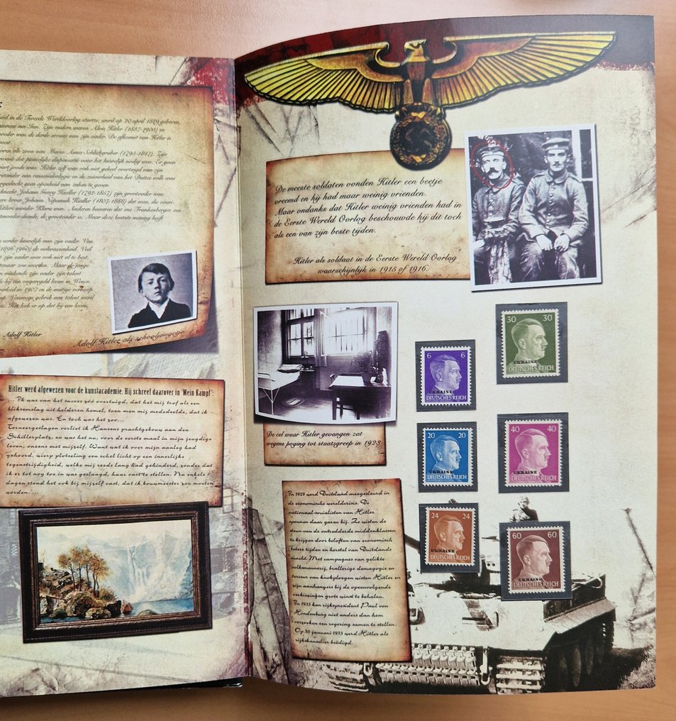 Β' Παγκόσμιος Πόλεμος 1933/1945 - Όμορφη συλλογή θεμάτων με πολλά μετα-εκτυπωμένα + άγραφα υλικά + εκτενή τεκμηρίωση. - Michel #1.0