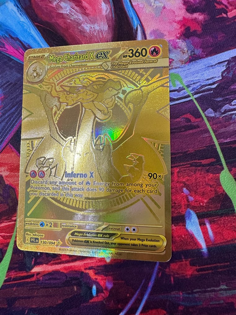 Pokémon - 1 Card - Charizard 130/094 Fuld kunst, Folie, Hemmelig sjældenhed #2.1