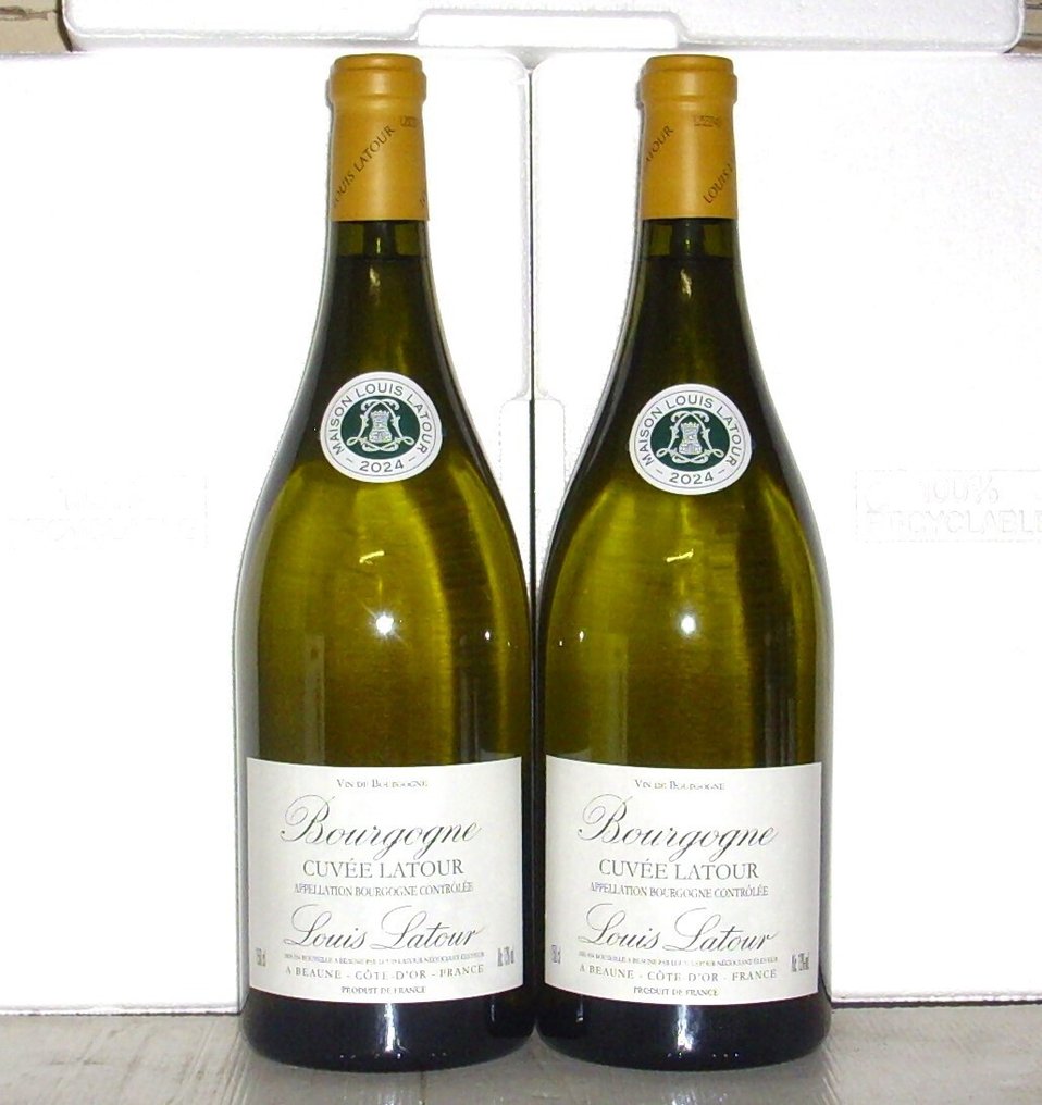 2024 Louis Latour "Cuvée Latour" - 布尔冈白葡萄酒 - 2 Magnums (1.5L) #1.0