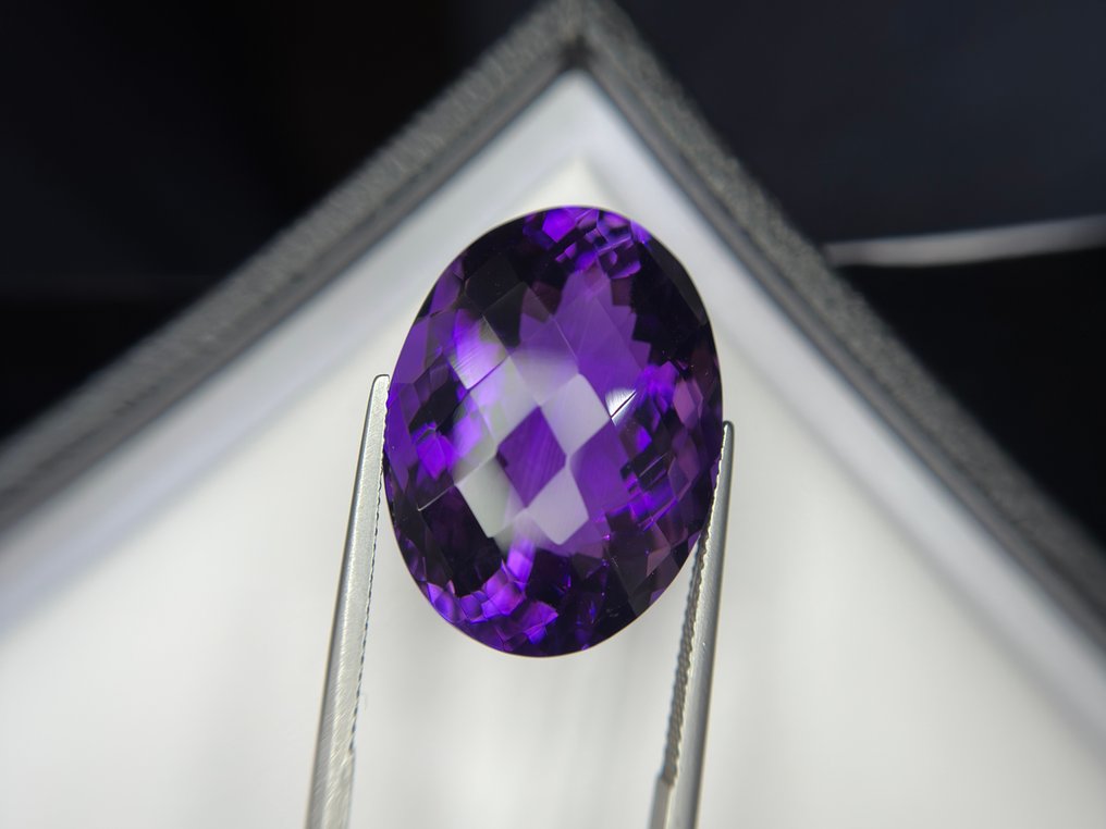 没有保留价 - 1 pcs  紫色 紫水晶  - 40.97 ct - 国际有色宝石协会（ICA GemLab） - 发光的紫水晶 #3.2