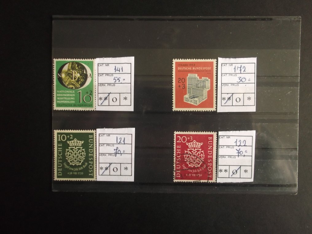 德国，联邦共和国 1949/1964 - 根据描述的更好的邮票、系列和块 #3.2