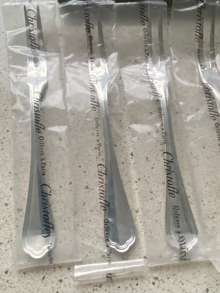 Christofle - Cutlery set (12) - Spatours - Silverplated - Little forks for snails #1.0