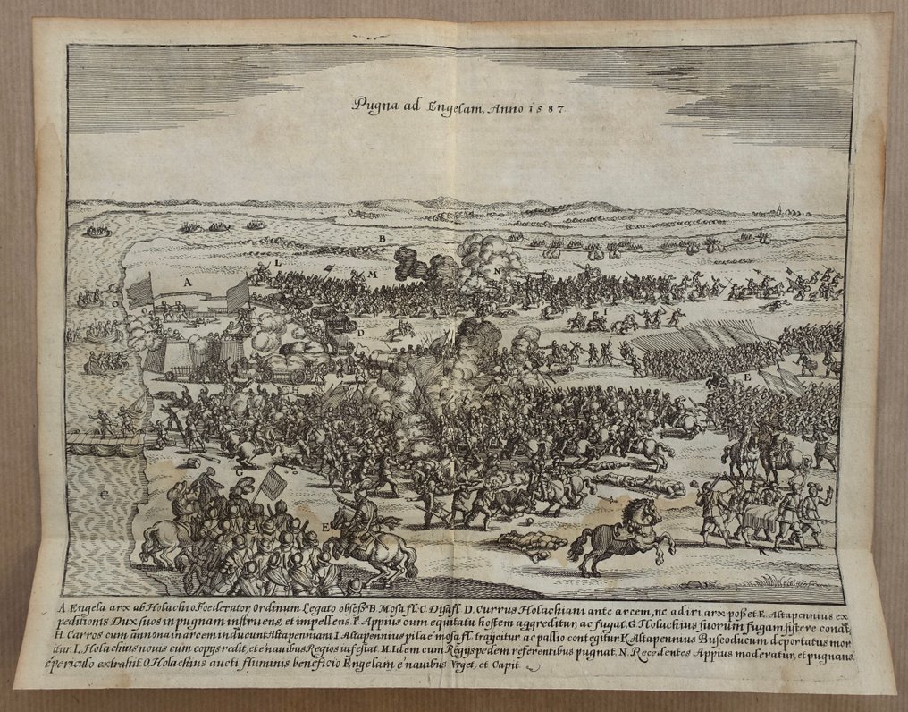 Netherlands - Angel; Famiano Strada - Pugna ad Engelam Anno 1587 - 1651 #1.0