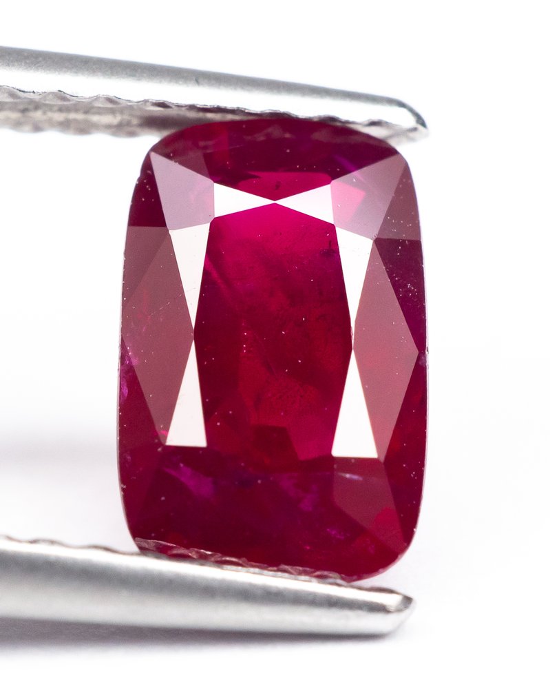 没有保留价 红宝石  - 1.54 ct - 莲花宝石实验室 - 鲜明浓烈的红色（缅甸） #1.0