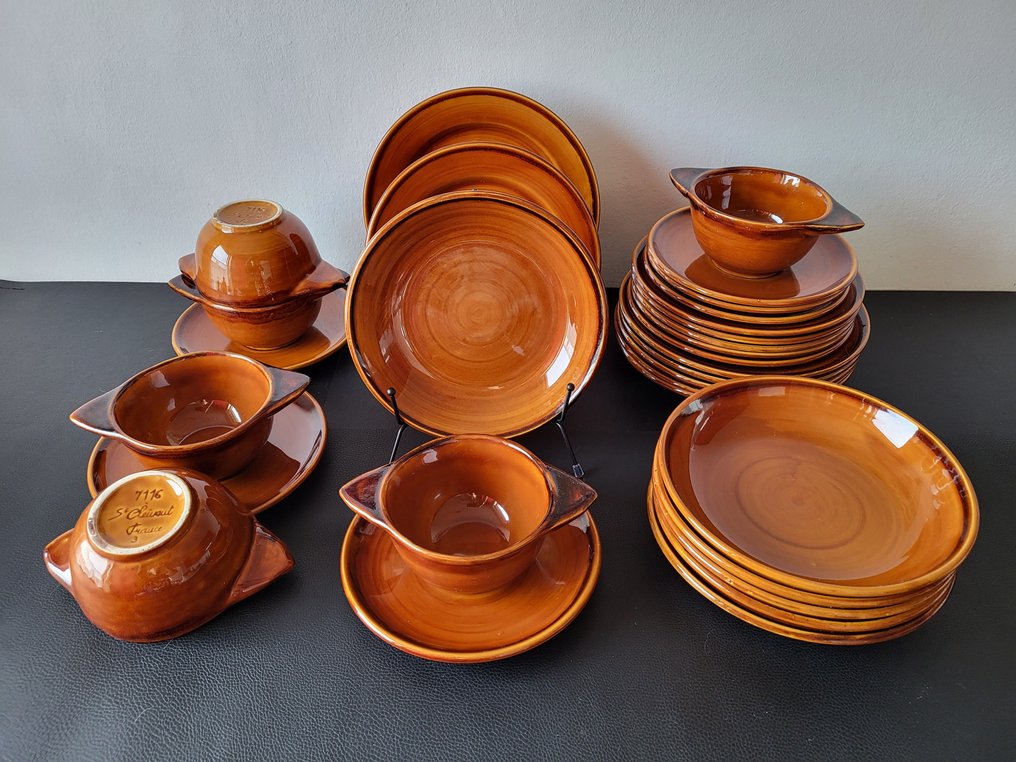 St Clement - 6人用餐桌用具 (36) - 陶瓷 - 圣克莱门特法国 #4.3