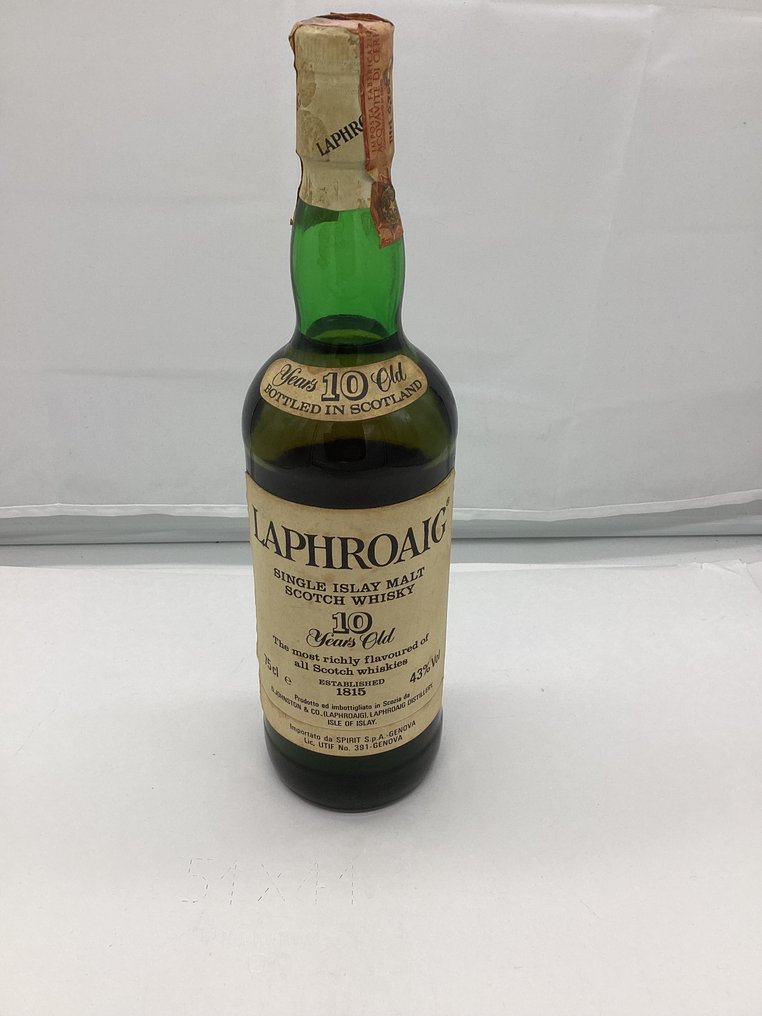 Laphroaig 10 years old Spirit Import  - b. Anni ‘80 - 75cl #1.0