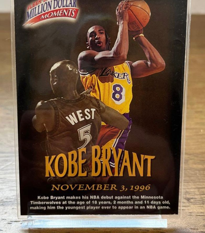 Kobe Bryant NBA Debut Commemorative Card – Limited Edition (31/50) - 1 Card #2.1