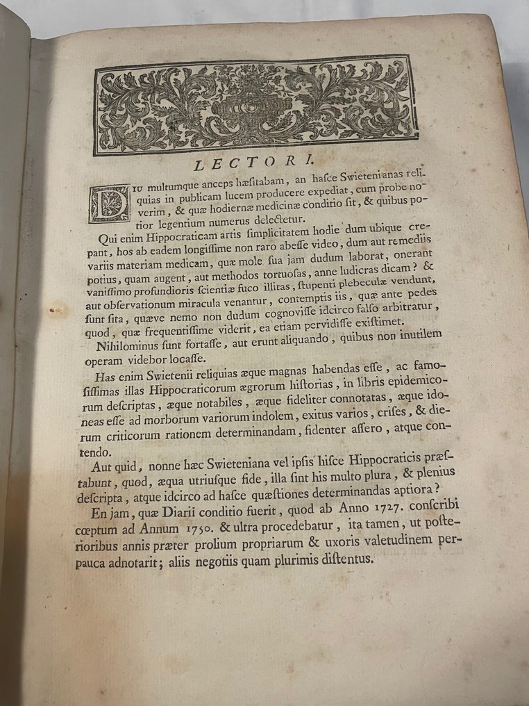 Gerard L. B. van Swieten - Constitutiones Epidemicae et Morbi Potissimum Lugduni - Batavorum - 1783 #2.1