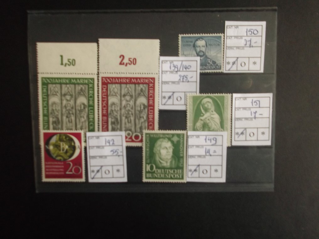 德国，联邦共和国 1949/1964 - 根据描述的更好的邮票、系列和块 #1.0