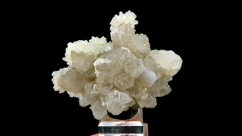 Χαλαζίας με ασβέστη και χαλκηδόνιο Μπλετότ Μάιν, Cavnic, Maramureș, Καρπάθια, Ρουμανία - Ύψος: 7 cm - Πλάτος: 5.2 cm- 97 g #2.1