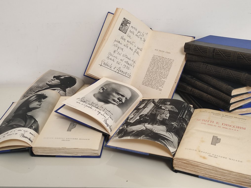 Ulrico Hoepli Editore Milano - Scritti e discorsi di Benito Mussolini - 1933-1939 #1.0
