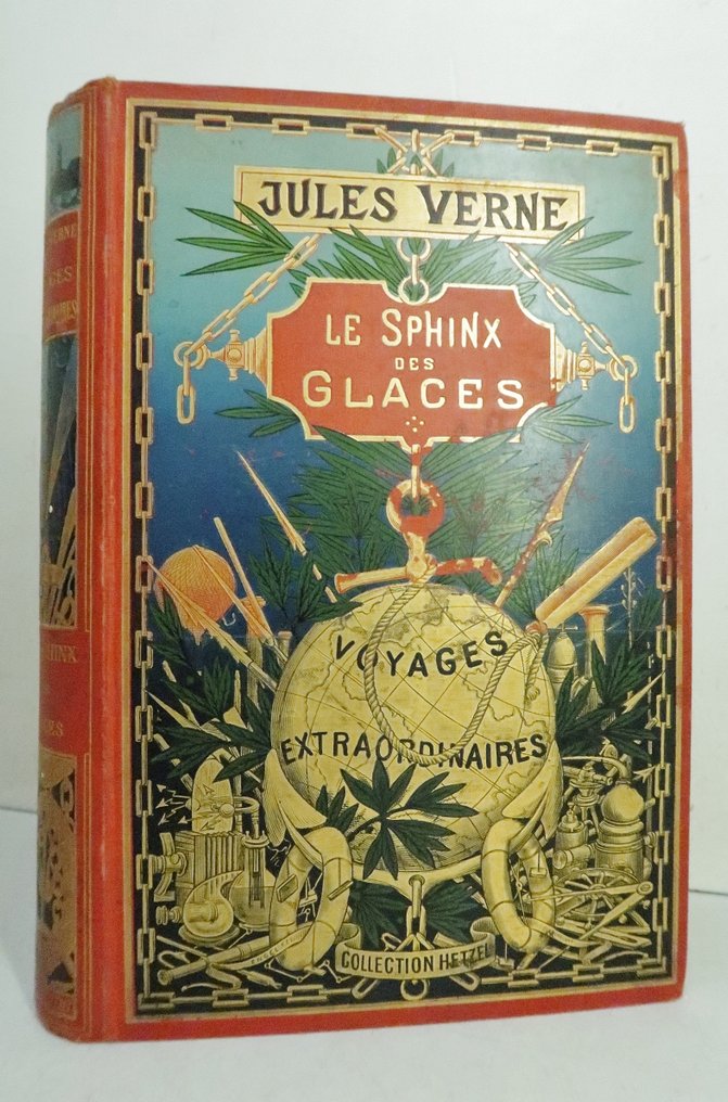 Jules Verne - Le Sphinx des Glaces [Cartonnage au globe doré] - 1897 #1.0