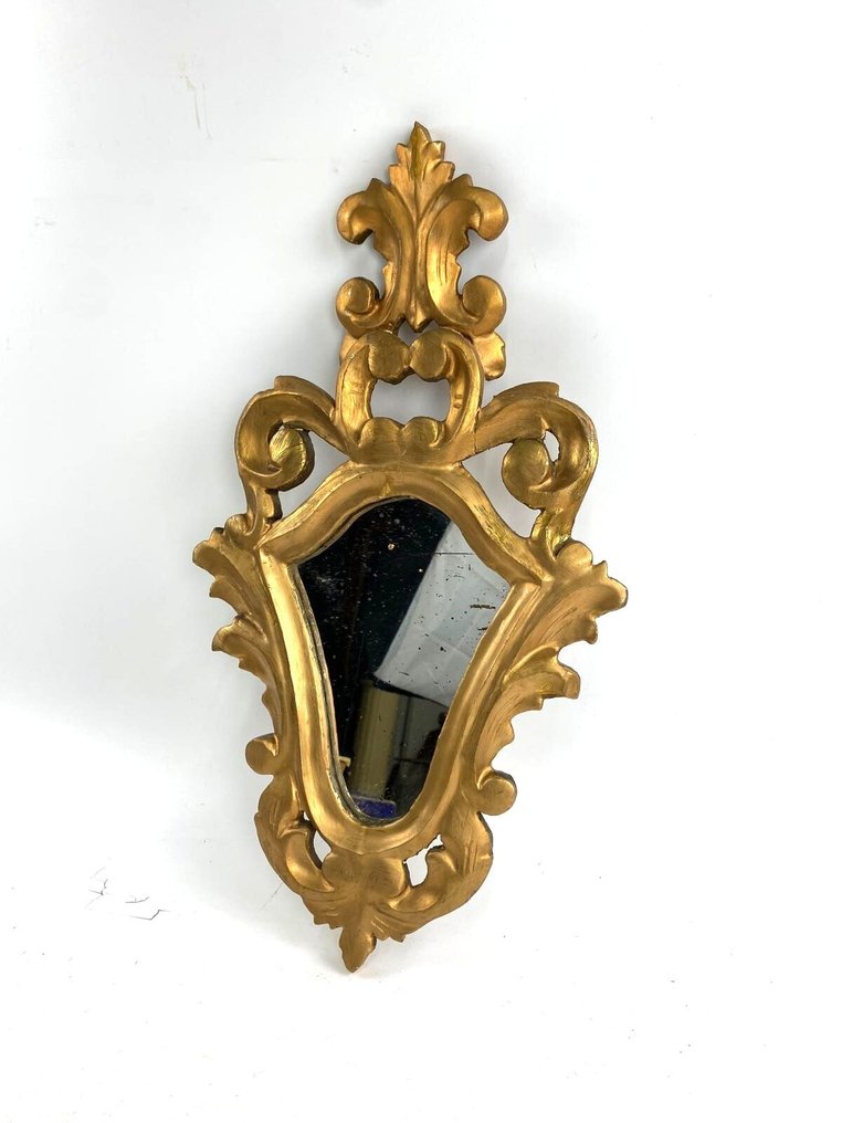 Wandspiegel  - Hout - Cornucopia goud #1.0