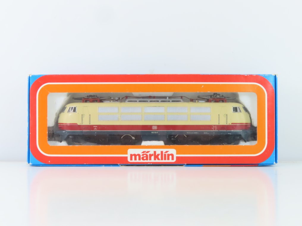Märklin H0 - 3054 - Locomotivă electrică (1) - BR 103, digital cu sunet complet și iluminare interioară - DB #2.1
