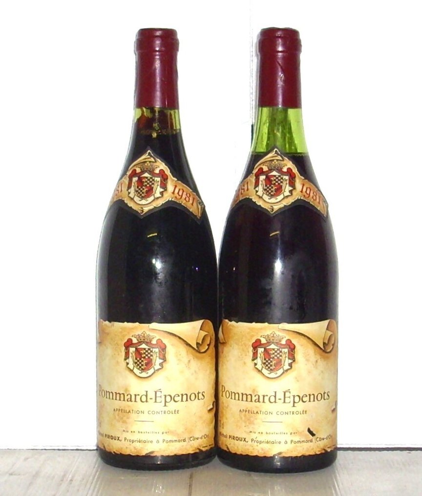 1981 Michel Piroux "Epenots" - Pommard 1er Cru - 2 Bottles (0.75L) #1.0