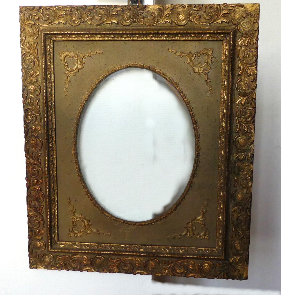 Frame - Wood, and gilded stucco style Louis XV #1.0
