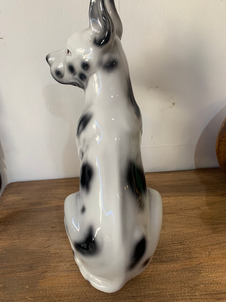 玩具人偶 - 60/70年代复古阿拉纳犬陶瓷雕塑 #3.2