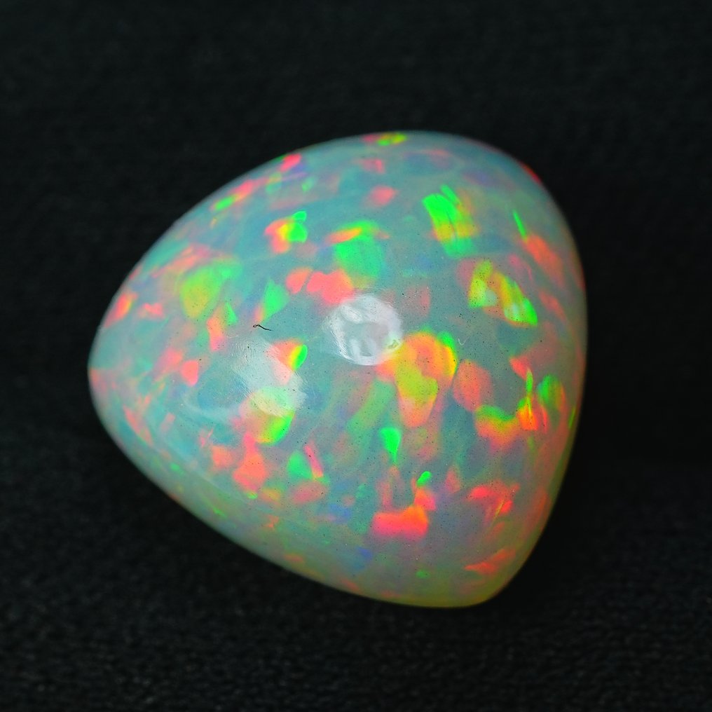 没有保留价 灰色 蛋白石  - 16.88 ct - 国际有色宝石协会（ICA GemLab） - 罕见的未治疗图案 #1.0