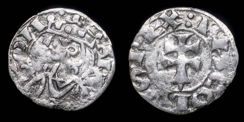 . Crown of Aragon Jaime II (1291-1327). Dinero Ceca Zaragoza (No Reserve Price) #1.0