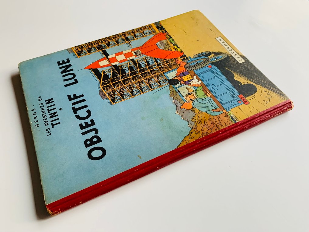 Tintin T16 - Objectif Lune (B8) - C - 1 Album - First edition - 1953 #2.1