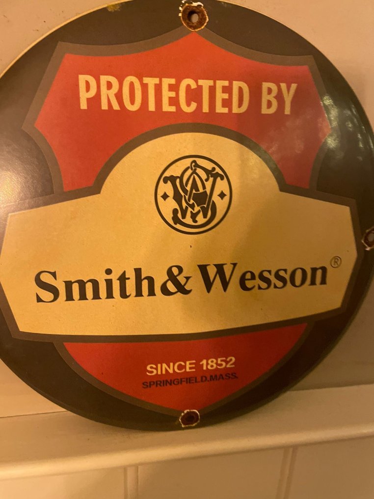 Western - 史密斯与韦森 - 琺瑯標誌牌 - 瑪瑙 #1.0