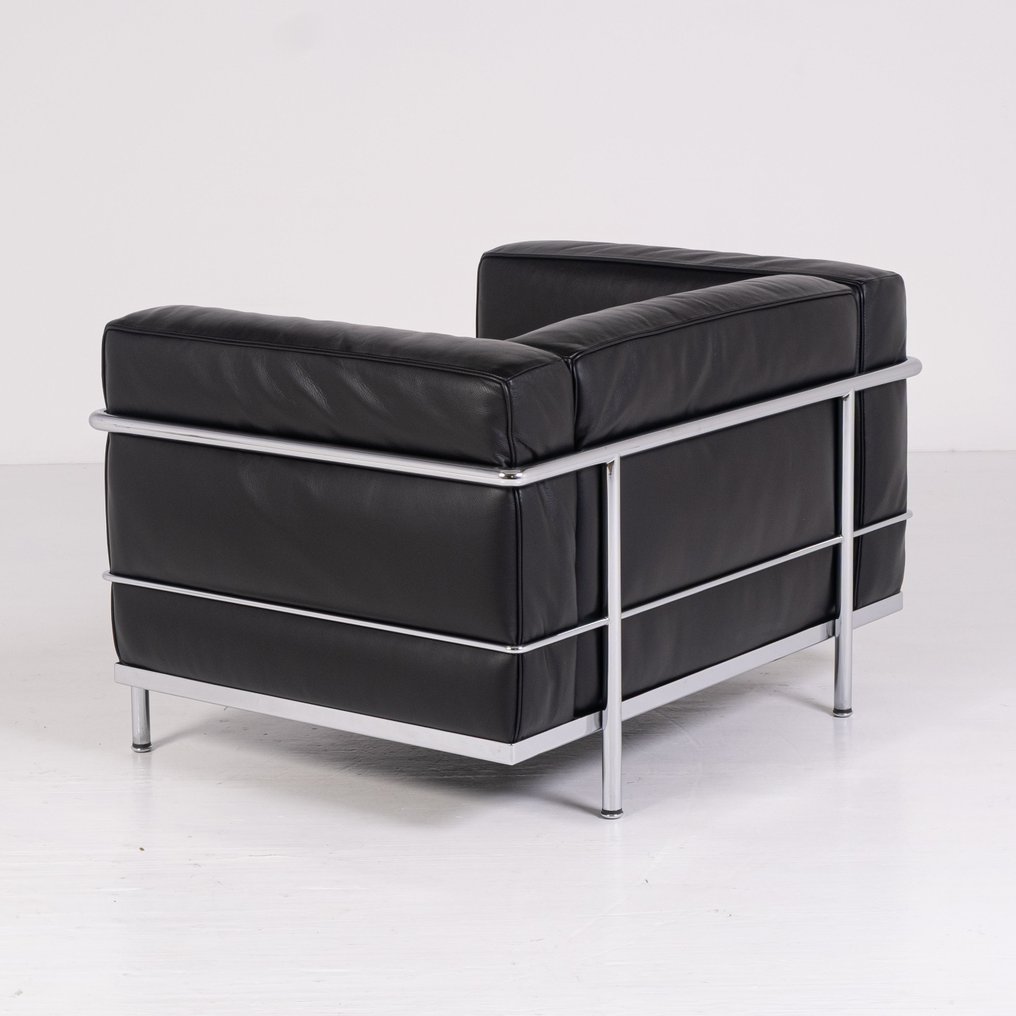 Cassina - Le Corbusier, Pierre Jeanneret, otte Perriand - 扶手椅子 - LC3 - 钢, 皮革 #3.2