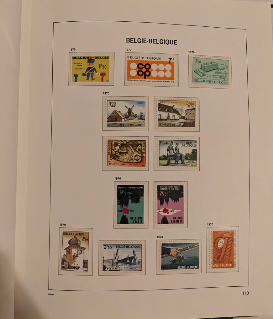 Belgium 1970/1984 - Belgium Davo Album III #1.0