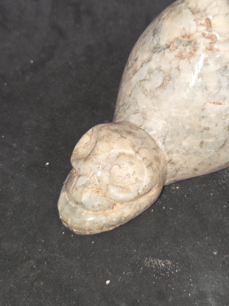 πολιτισμός των Taino πέτρα Ζέμι Τριγωνολίθη Κοαστρική και Γκουαταούμπα - 12.5 cm  (χωρίς τιμή ασφαλείας) #2.1