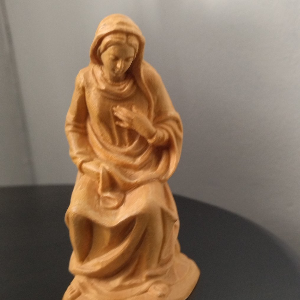 Anri - 雕塑, Nativité - Vierge Marie - 10 cm - 木 #2.1