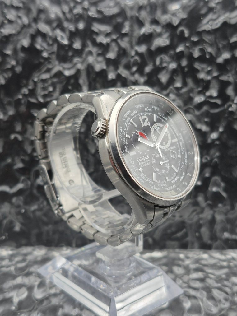Citizen - Worldtimer Eco-Drive - 沒有保留價 - AT0360-50E - 男士 - 2000-2010  #4.3