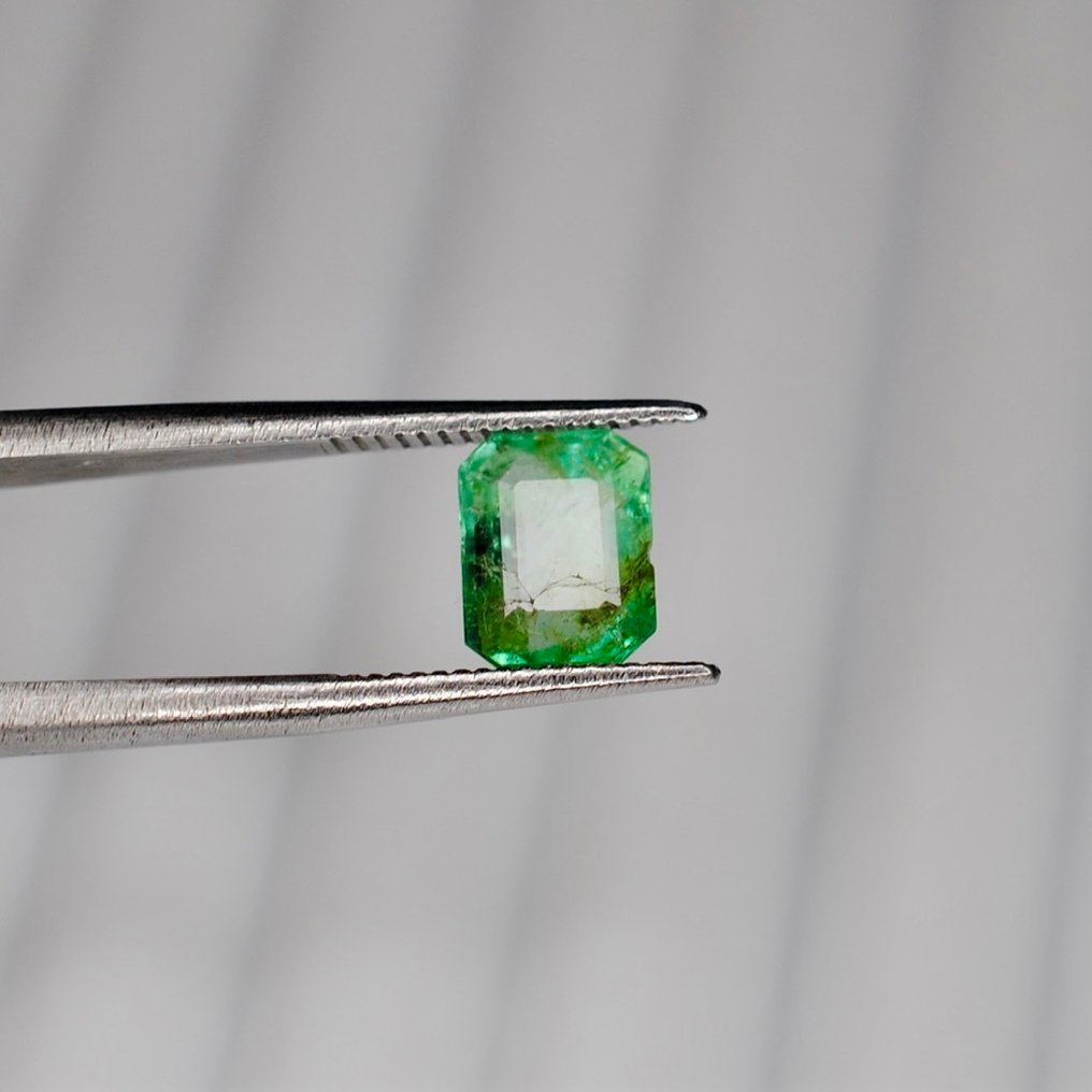 Zonder Minimumprijs Groen Smaragd  - 1.35 ct - International Gemological Institute (IGI) - Colombia #1.0