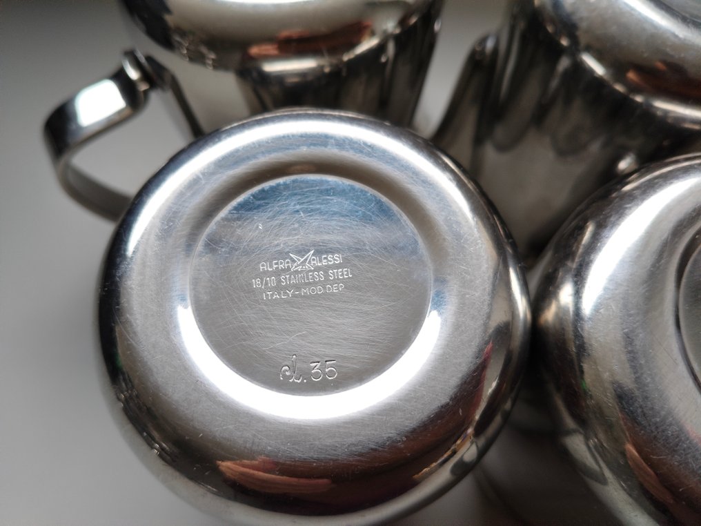 Alessi - Contenitore da cucina (7) - inox - piccoli contenitori di latte #4.3