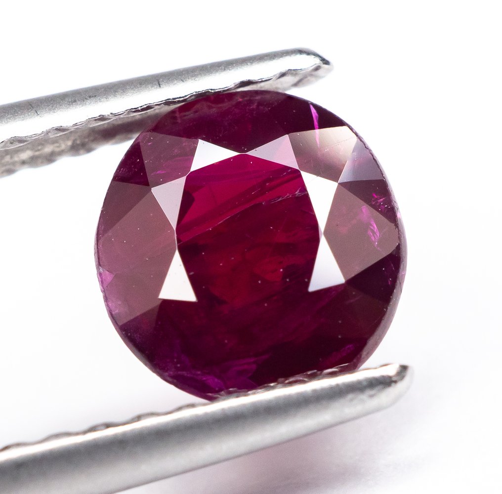 Ingen mindstepris Rubin - 1.04 ct - Lotus Gemology - Rød (Burma) #2.1